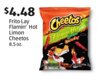 Aldi Frito Lay Flamin' Hot Limon Cheetos offer