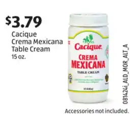 Aldi Cacique Crema Mexicana Table Cream offer