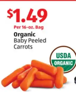 Aldi Organic Baby Peeled Carrots offer