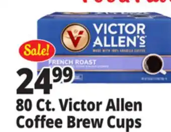 Ocean State Job Lot 80 Ct. Victor Allen Coffee Brew Cups offer