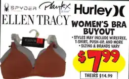 Ollie's WOMEN'S BRA BUYOUT offer