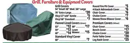 Ocean State Job Lot Outdoor Protective Covers offer