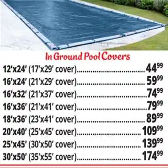 Ocean State Job Lot Pool Covers offer