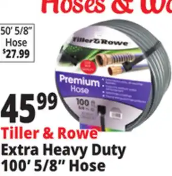 Ocean State Job Lot Tiller & Rowe Extra Heavy Duty 100' 5/8 Hose offer