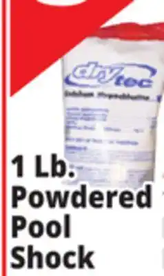 Ocean State Job Lot DryTec Powdered Pool Shock 1 lb offer