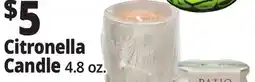 Ocean State Job Lot Citronella Candle offer