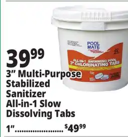 Ocean State Job Lot 3 Multi-Purpose Stabilized Sanitizer All-in-1 Slow Dissolving Tabs offer