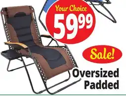 Ocean State Job Lot Oversized Zero Gravity Reclining Chair offer