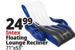 Ocean State Job Lot Intex Floating Recliner Pool Lounge offer
