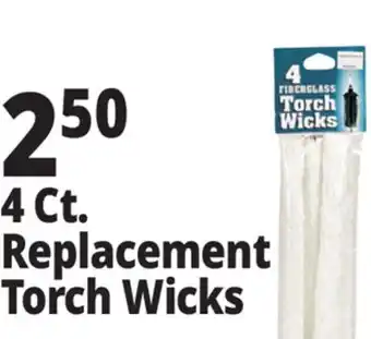 Ocean State Job Lot Fiberglass Torch Wicks 4 Pack offer