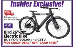 Ocean State Job Lot Bird 26-28 Electric Bike offer
