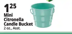 Ocean State Job Lot Mini Citronella Candle Bucket offer