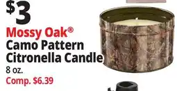Ocean State Job Lot Mossy Oak Citronella Candle 8 oz offer