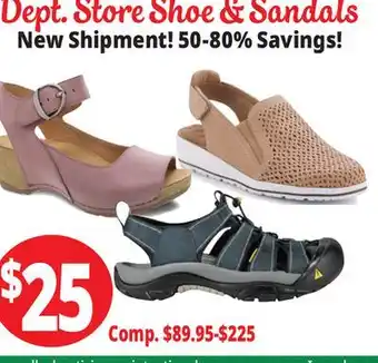 Ocean State Job Lot Dept. Store Shoe & Sandals offer