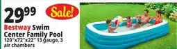 Ocean State Job Lot Bestway H2OGO! Family Swim Center Inflatable Pool 10' offer