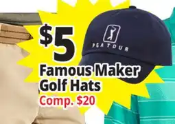 Ocean State Job Lot Famous Maker Golf Hats offer