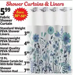 Ocean State Job Lot Shower Curtain & Liners offer