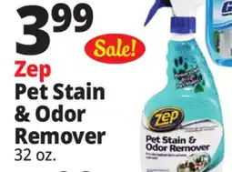 Ocean State Job Lot ZEP Pet Stain and Odor Remover 32 oz offer