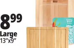 Ocean State Job Lot Baker's Secret Bamboo Cutting Board 13 offer