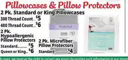 Ocean State Job Lot Pillowcases & Pillow Protectors offer