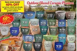 Ocean State Job Lot Outdoor Glazed Ceramic Planters offer