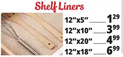 Ocean State Job Lot Shelf Liners offer