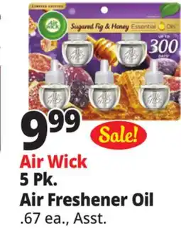 Ocean State Job Lot Air Wick 5 Pk. Air Freshener Oil offer