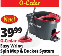 Ocean State Job Lot O-Cedar Easy Wring Spin Mop & Bucket System offer