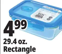 Ocean State Job Lot Glass Food Storage Container 29.5 oz offer