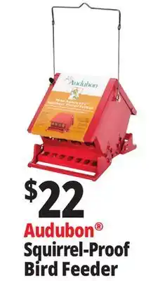 Ocean State Job Lot Audubon Squirrel-Proof Bird Feeder offer
