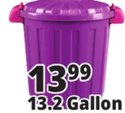 Ocean State Job Lot HemiCasa Large Oscar Bin with Lid and Handles 50 L offer