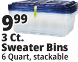 Ocean State Job Lot 3 Ct. Sweater Bins offer