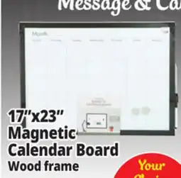 Ocean State Job Lot Wood Frame Magnetic Calendar Board 23 offer