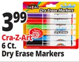 Ocean State Job Lot Cra-Z-Art 6 Ct. Dry Erase Markers offer