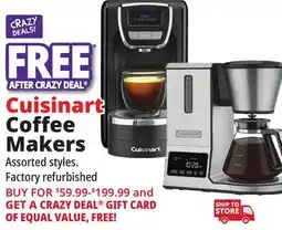 Ocean State Job Lot Cuisinart Coffee Makers offer