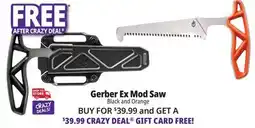Ocean State Job Lot Gerber Ex Mod Saw offer