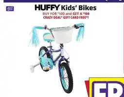 Ocean State Job Lot Huffy Zazzle Kids' 14-Inch Quick Connect Bike Blue offer