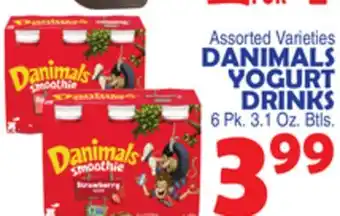 Bravo Supermarkets DANIMALS YOGURT DRINKS offer