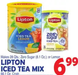 Bravo Supermarkets LIPTON ICED TEA MIX 66.1 Oz. Cnstr offer