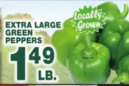 Bravo Supermarkets EXTRA LARGE GREEN PEPPERS offer