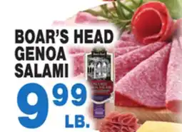 Bravo Supermarkets BOAR'S HEAD GENOA GENOA SALAMI offer