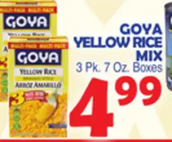 Bravo Supermarkets GOYA YELLOW RICE MIX offer