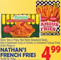 Bravo Supermarkets NATHAN'S FRENCH FRIES offer