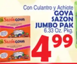 Bravo Supermarkets GOYA SAZON JUMBO PAK offer