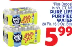 Bravo Supermarkets PURE LIFE PURIFIED WATER offer