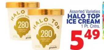 Bravo Supermarkets HALO TOP ICE CREAM offer