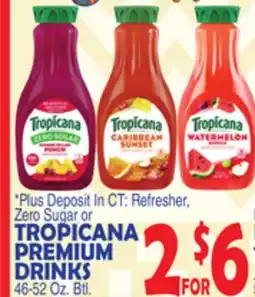 Bravo Supermarkets TROPICANA PREMIUM DRINKS offer