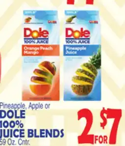 Bravo Supermarkets DOLE 100% JUICE BLENDS offer