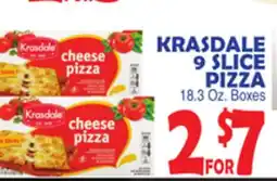 Bravo Supermarkets KRASDALE 9 SLICE PIZZA offer