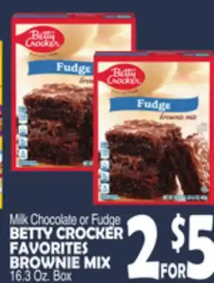 Bravo Supermarkets BETTY CROCKER FAVORITES BROWNIE MIX offer